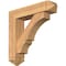 Ekena Millwork Balboa Arts and Crafts Smooth Bracket w/ Offset Brace, Western Red Cedar, 7 1/2"W x 32"D x 32"H BKT0806X32X32BOA03SWR - alternate 1